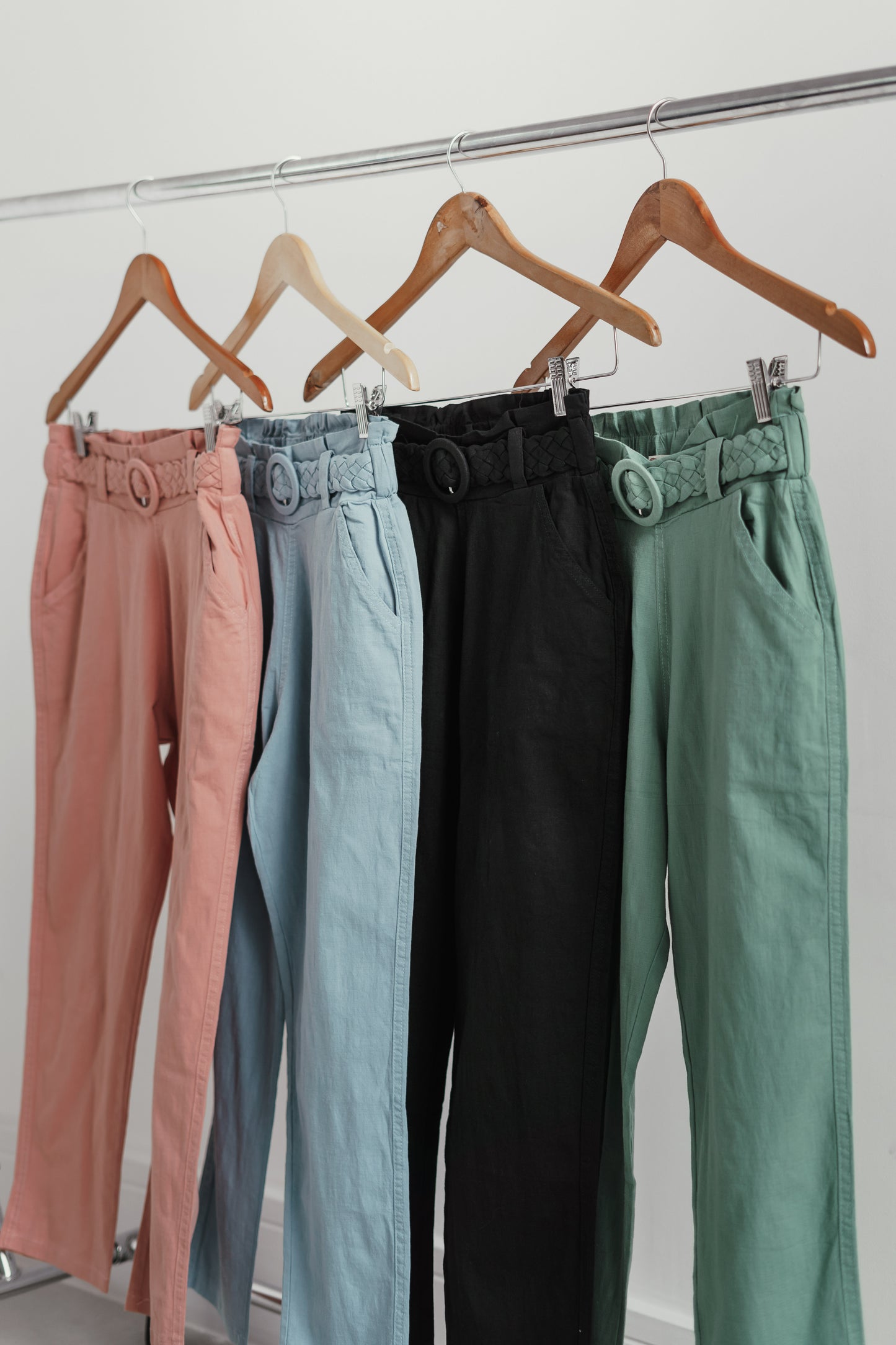 Pantalon babucha de lino