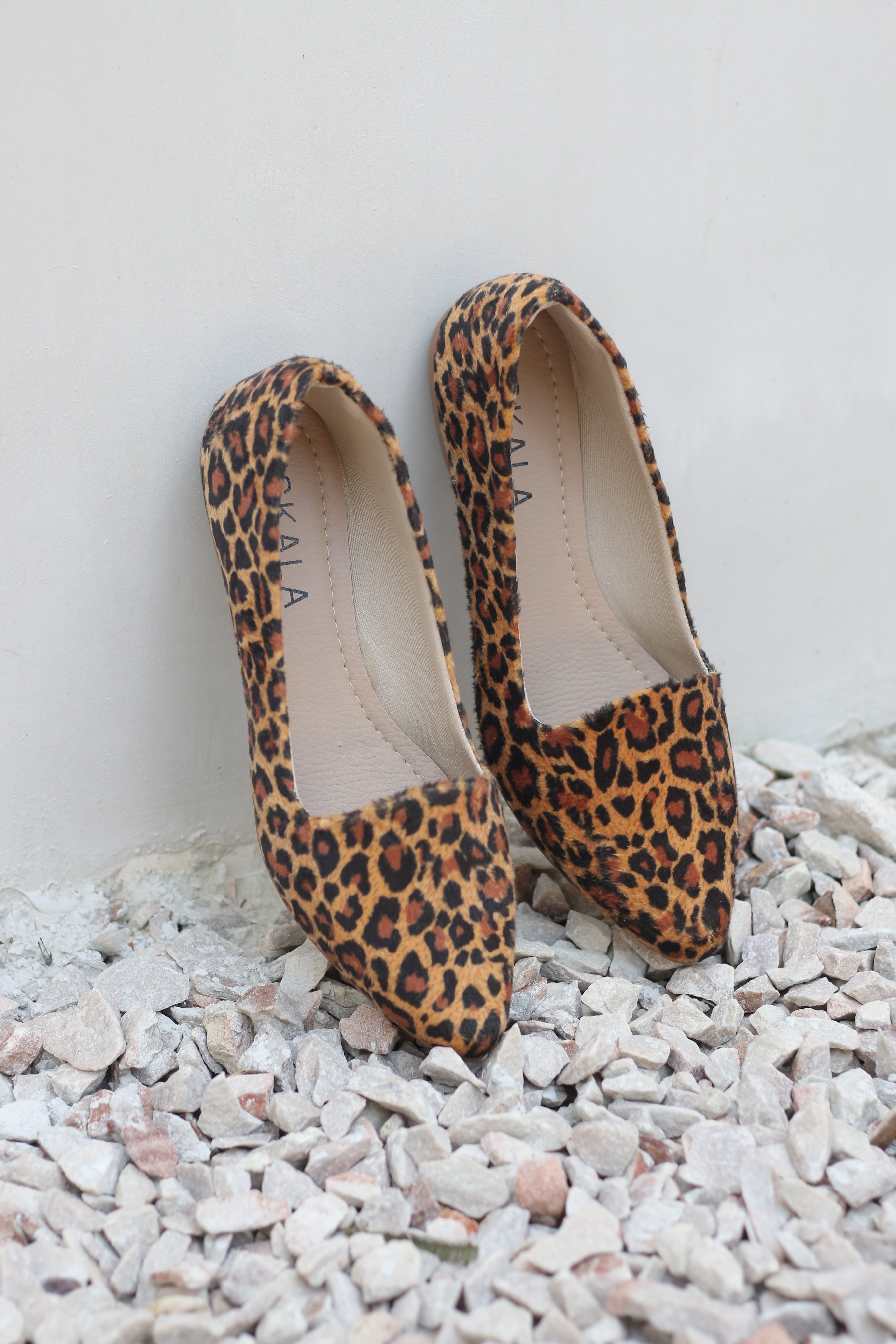 Chatita animal print oscuro