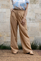 Pantalón palazo con goma