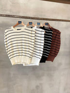 Blusa a rayas de hilo