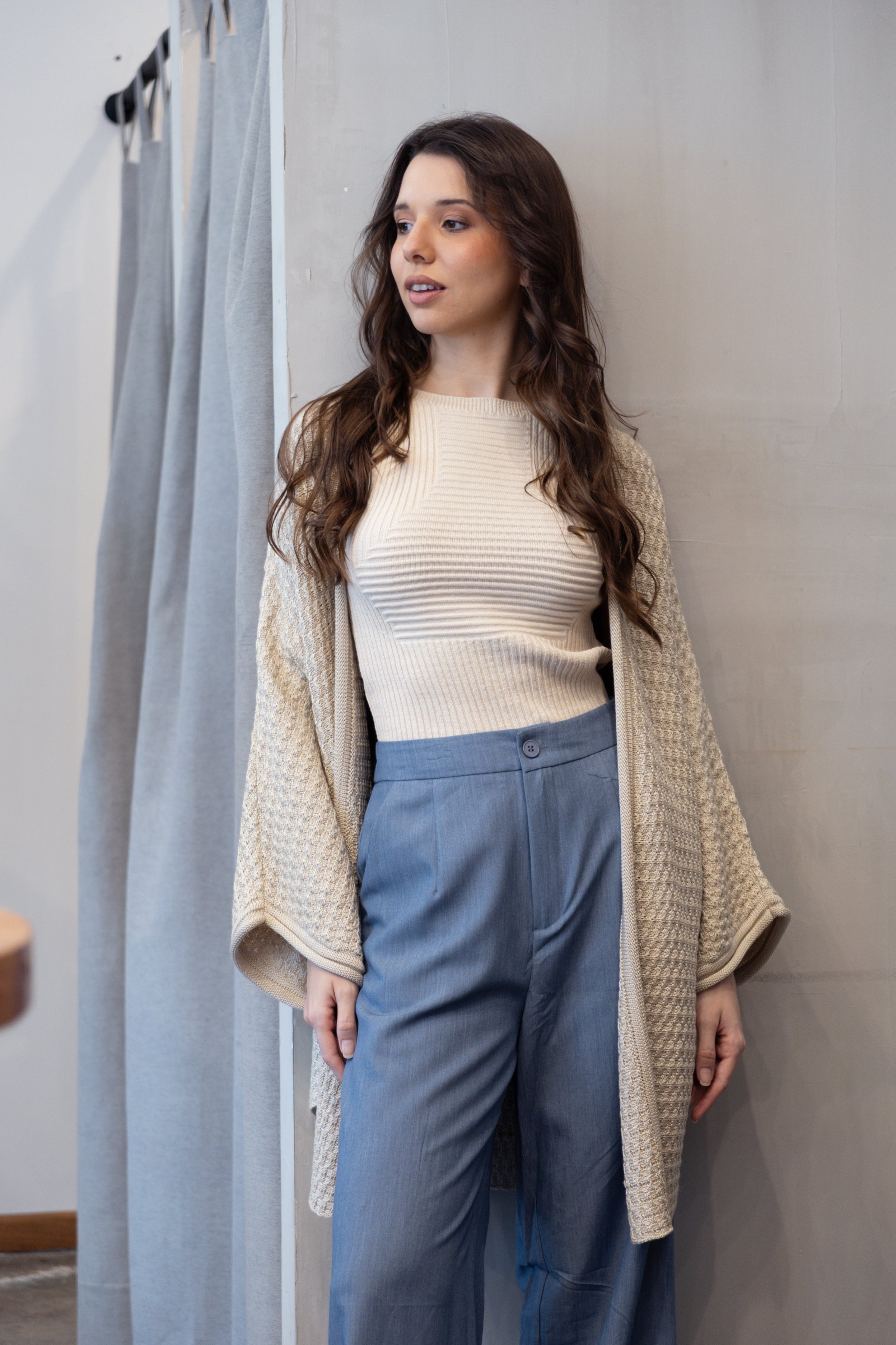 Blusa de hilo lisa